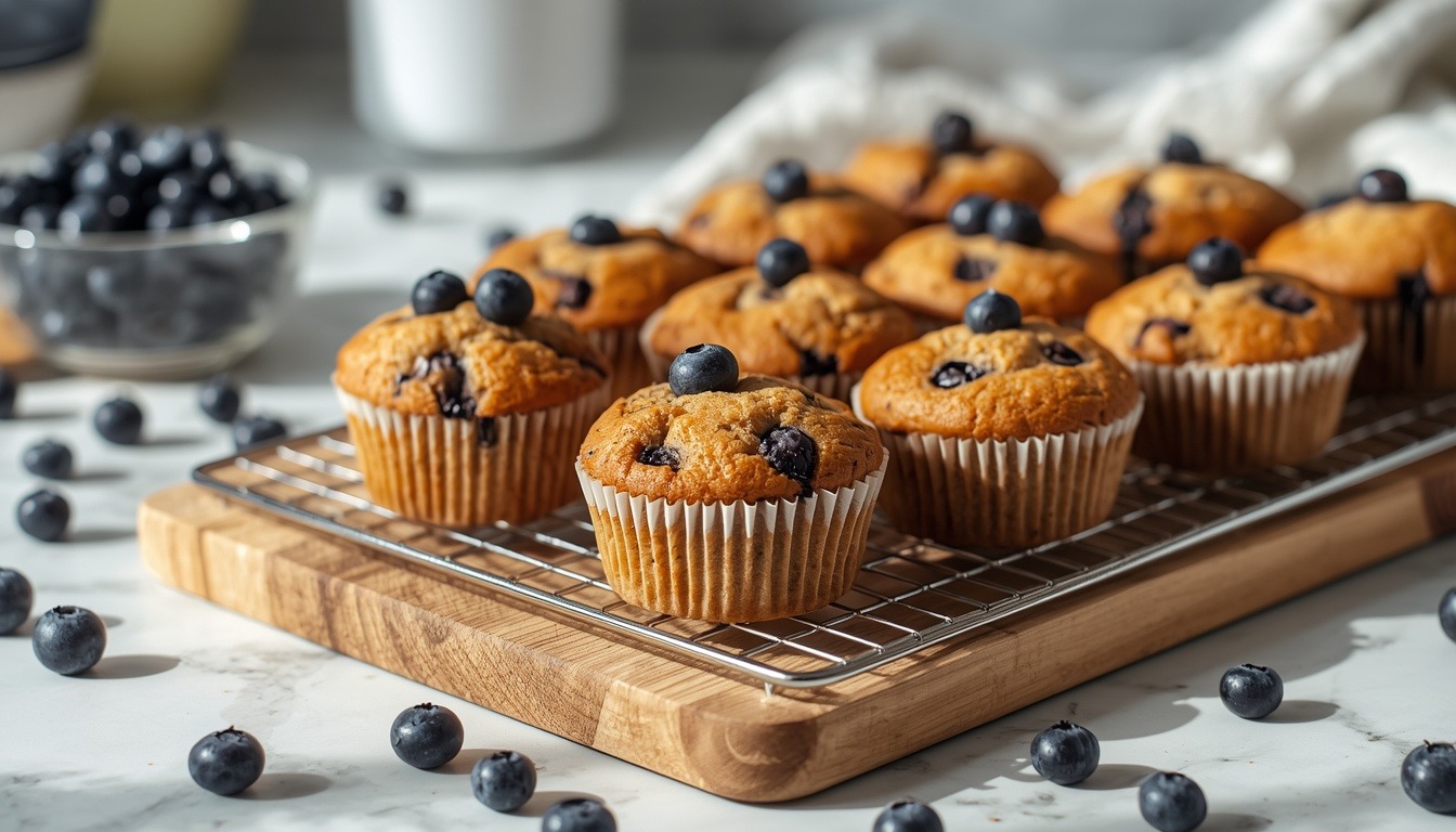 Low Calorie Blueberry Muffins Recipe (Healthy, Filling & Easy)